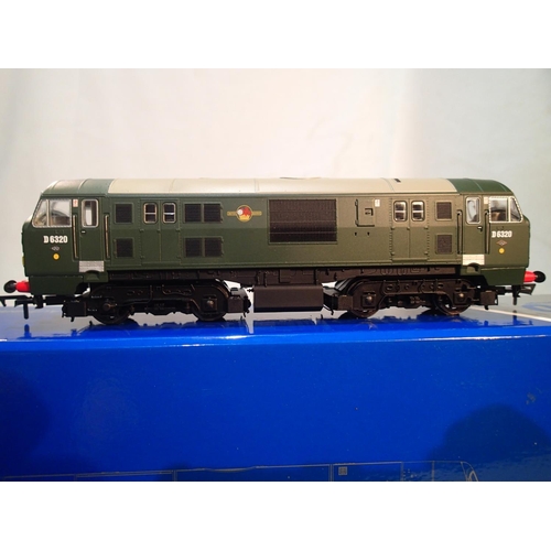 2176 - OO gauge Dapol D1000C class 22 diesel, D6320, green, late crest, DCC fitted, near mint, storage wear... 