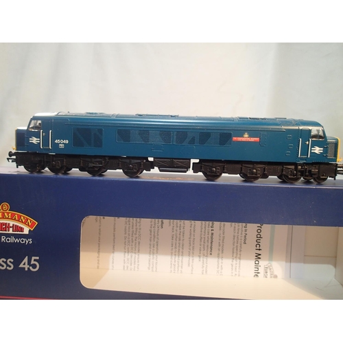 2178 - OO gauge Bachmann 32-687TL, class 45 diesel, 45049, The Staffordshire Regiment, BR blue, Regional Ex... 