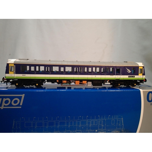 2198 - OO gauge Dapol 4D-009-005 class 121 railcar, 55027, Bletchley TMD, Silverlink livery, near mint, box... 