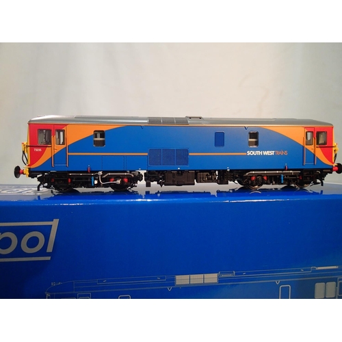 2199 - OO gauge Dapol 4D-006-012, class 73, Southwest Trains blue/orange/red livery, 73235, near mint, boxe... 