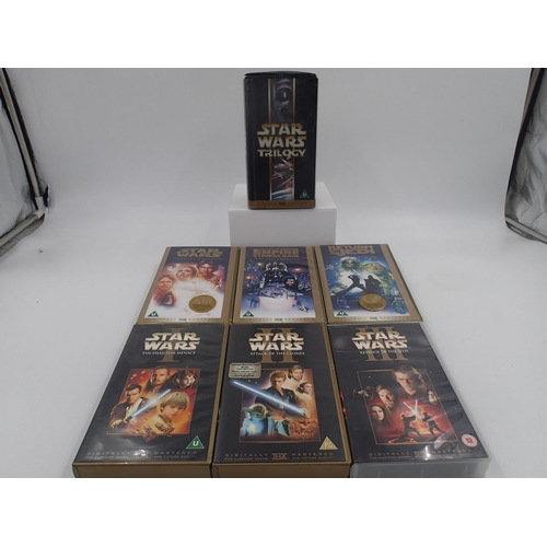 2246 - Star Wars trilogy box set and special edition VHS, nine VHS in total. UK P&P Group 2 (£20+VAT for th... 