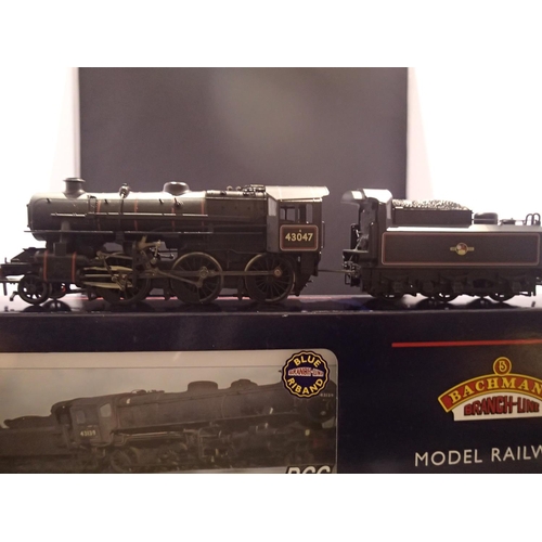 2004 - OO scale Bachmann 32-576, class 4 Ivatt, 43047, black, late crest, excellent condition, box with wea... 