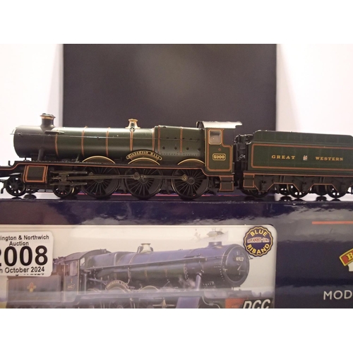 2008 - OO scale Bachmann 32-003Z, Hall class, GWR lined green, re-name/number by Buffers 5900 Hinderton Hal... 