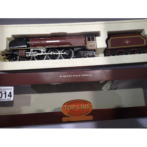 2014 - OO scale Hornby R2023, Duchess class, 46225, Duchess of Gloucester, BR maroon, late crest, near mint... 