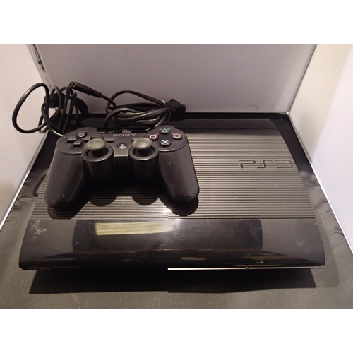 2255 - Sony PlayStation 3 CECH-4203A, tested and working with PSU and controller. UK P&P Group 2 (£20+VAT f... 