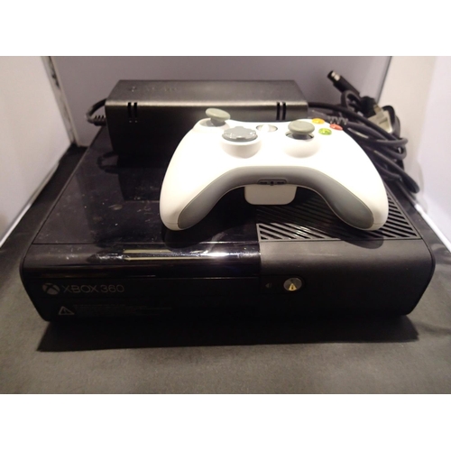 2257 - Xbox 360E #1358, tested, working, with PSU and pad. UK P&P Group 2 (£20+VAT for the first lot and £4... 