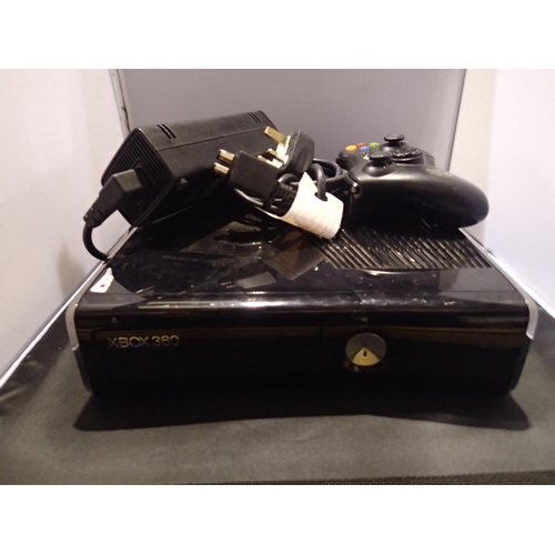 2258 - Xbox 360s #1439, tested, working, with PSU and pad. UK P&P Group 2 (£20+VAT for the first lot and £4... 