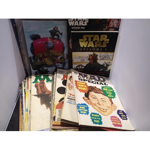 2271 - Twenty five MAD special comics and a small quantity of mixed to include Star Wars. UK P&P Group 2 (£... 