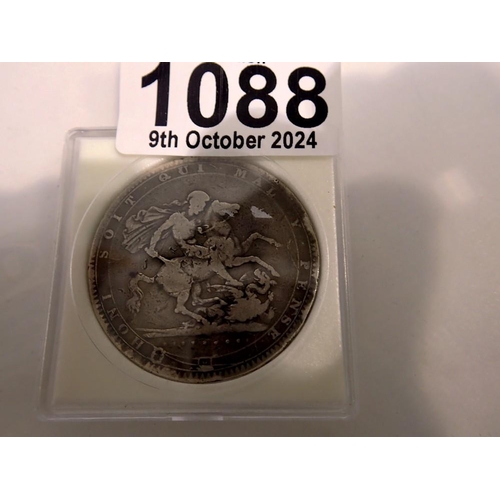 1088 - 1819 - Silver crown of king George iii. UK P&P Group 1 (£16+VAT for the first lot and £2+VAT for sub... 