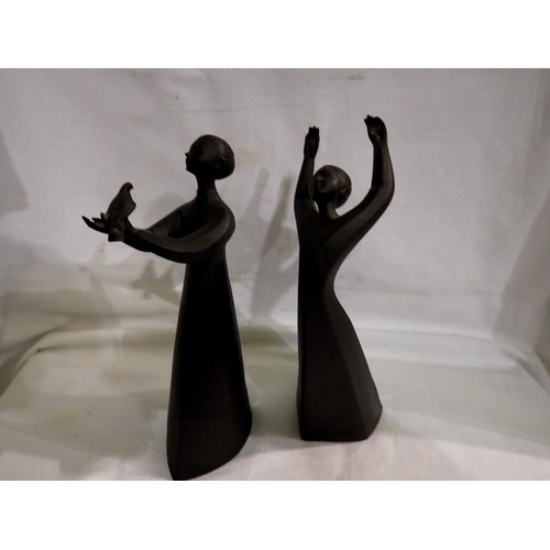 1281 - Two Royal Doulton figurines, Peace and 'Awakening'. UK P&P Group 2 (£20+VAT for the first lot and £4... 