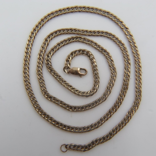 17 - 9ct gold neck chain, L: 50 cm, 10.3g. UK P&P Group 0 (£6+VAT for the first lot and £1+VAT for subseq... 