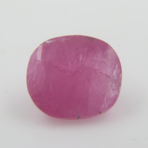 28 - 2.45cts natural oval shaped loose ruby. UK P&P Group 0 (£6+VAT for the first lot and £1+VAT for subs... 