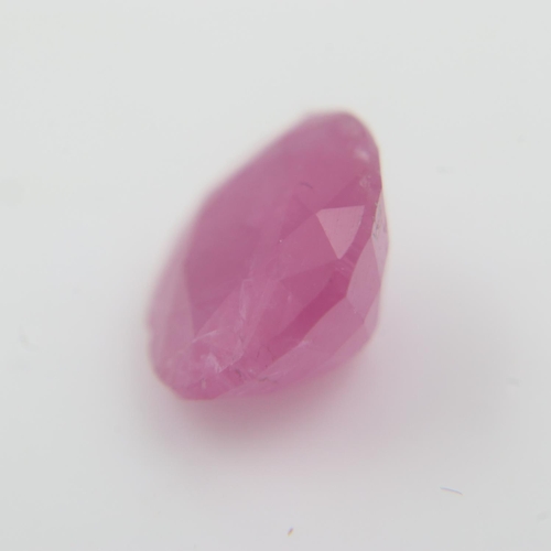 28 - 2.45cts natural oval shaped loose ruby. UK P&P Group 0 (£6+VAT for the first lot and £1+VAT for subs... 