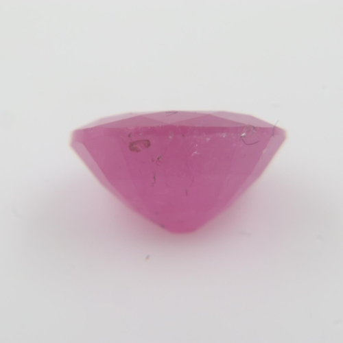 28 - 2.45cts natural oval shaped loose ruby. UK P&P Group 0 (£6+VAT for the first lot and £1+VAT for subs... 