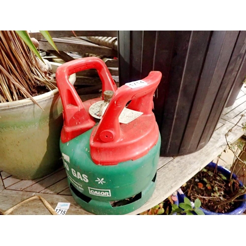 1714 - Patio calor gas cylinder. Not available for in-house P&P