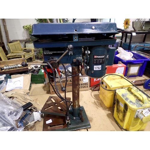 1782 - Parkside pillar drill, 500w. Not available for in-house P&P