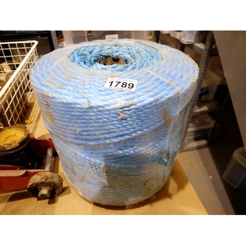 1789 - Factory sealed, blue nylon rope. Not available for in-house P&P