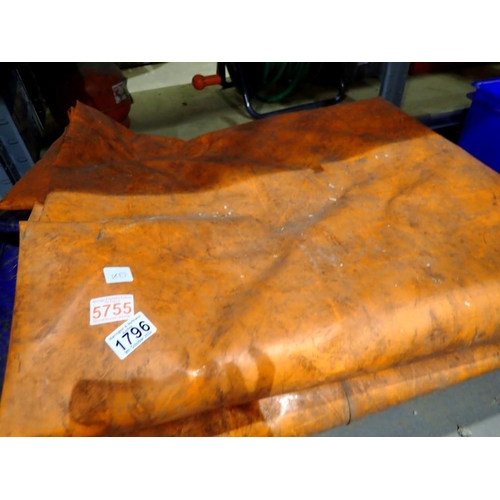 1796 - 4m x 5m heavy duty tarpaulin. Not available for in-house P&P