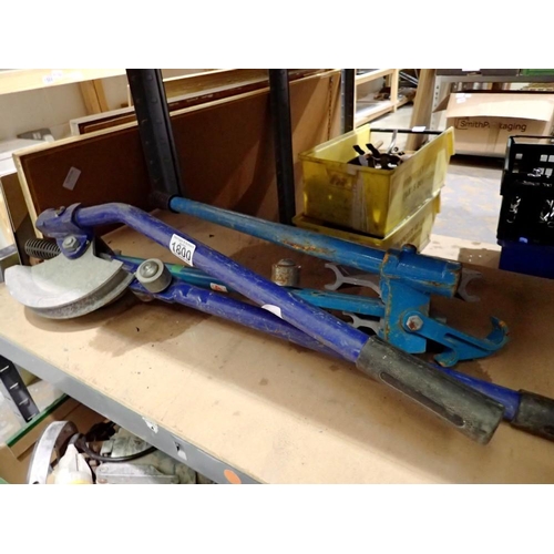 1800 - Two pipe benders. Not available for in-house P&P