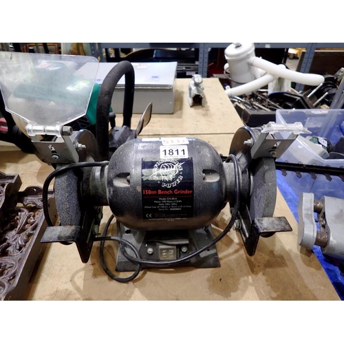 1811 - Performance Power 150mm bench grinder. All electrical items in this lot have been PAT tested for saf... 