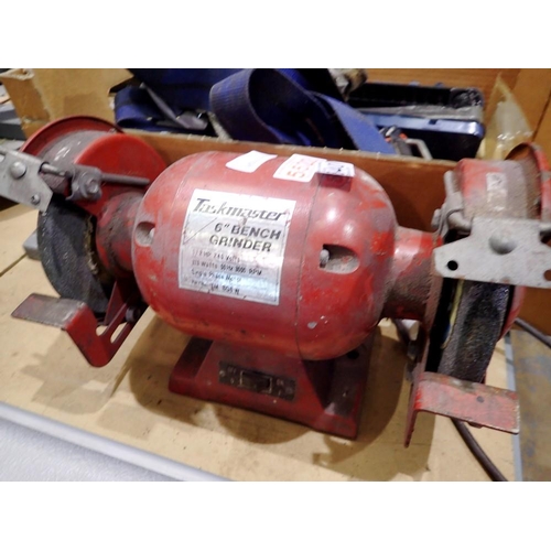 1840 - Taskmaster 6 inch bench grinder. All electrical items in this lot have been PAT tested for safety an... 