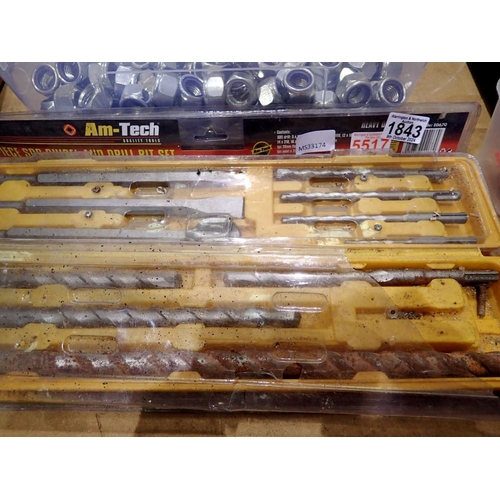 1843 - AM Tech SDS chisel set. Not available for in-house P&P