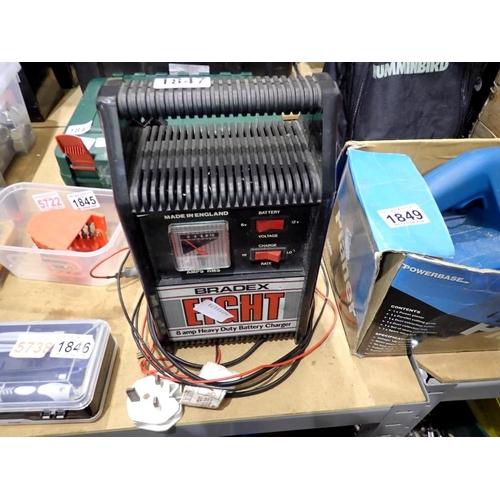 1847 - Bradex 8amp heavy duty battery charger. All electrical items in this lot have been PAT tested for sa... 