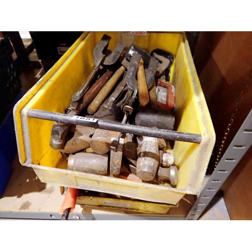 1851 - Two crates of engineering tools. Not available for in-house P&P