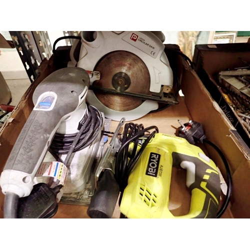 1870 - Circular saw, jigsaw and sander. All electrical items in this lot have been PAT tested for safety an... 