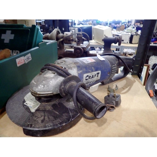 1878 - Power Craft angle grinder model AG2300. Not available for in-house P&P