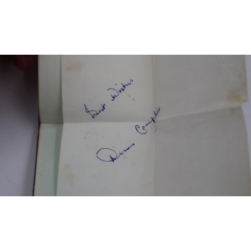 110 - 1940's autograph album, signatures include Dennis Compton and Irene Hervey. UK P&P Group 1 (£16+VAT ... 