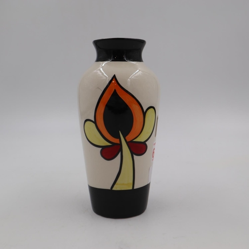 149 - Lorna Bailey vase in the Woodrow Way pattern, no cracks or chips, H: 20 cm. UK P&P Group 2 (£20+VAT ... 