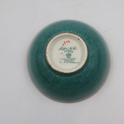 192 - Losol lustre and enamel bowl, D: 14 cm. UK P&P Group 2 (£20+VAT for the first lot and £4+VAT for sub... 