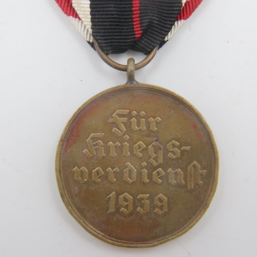 94 - German Third Reich War Merit medal, awarded to civilians for their contributions to the war effort. ... 