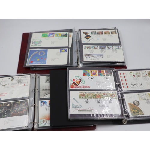 108 - Three albums of Royal mint first day covers. Not available for in-house P&P