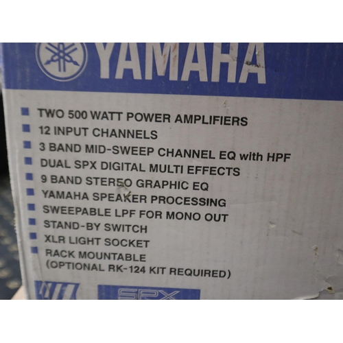 132 - New in box Yamaha EMX 5000 powered mixer. Not available for in-house P&P