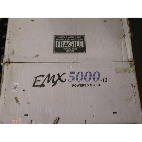 132 - New in box Yamaha EMX 5000 powered mixer. Not available for in-house P&P