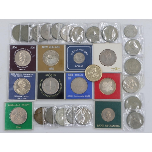 2035 - Mixed UK and world Commemorative coins. UK P&P Group 1 (£16+VAT for the first lot and £2+VAT for sub... 