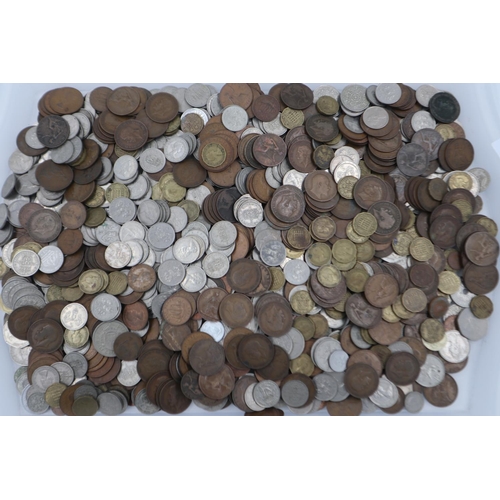 2042 - Large collection of 19th and 20th century coins, mostly UK, 10.16kg. UK P&P Group 3 (£30+VAT for the... 