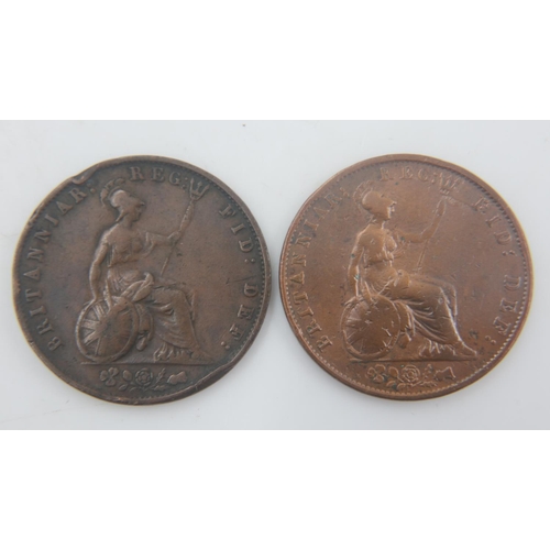 2094 - Two queen Victoria half pennies in VF. UK P&P Group 0 (£6+VAT for the first lot and £1+VAT for subse... 