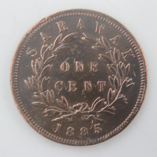 2105 - 1885 - Brooke cent of Sarawak - gVF. UK P&P Group 0 (£6+VAT for the first lot and £1+VAT for subsequ... 