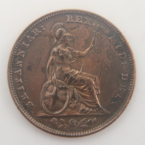 2107 - 1831 - copper farthing of William IV - gF. UK P&P Group 0 (£6+VAT for the first lot and £1+VAT for s... 