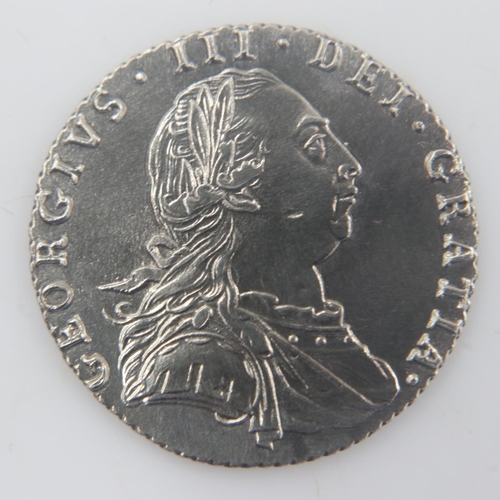 2115 - 1787 - silver sixpence of George III - nEF. UK P&P Group 0 (£6+VAT for the first lot and £1+VAT for ... 