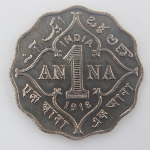 2117 - 1918 - Indian Anna of George V. UK P&P Group 0 (£6+VAT for the first lot and £1+VAT for subsequent l... 