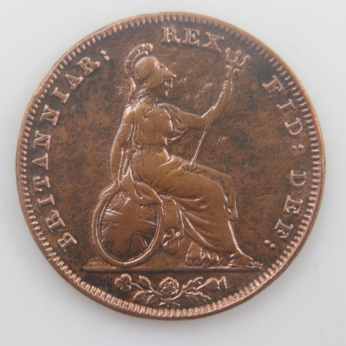 2119 - 1837 - farthing of William IV - gF. UK P&P Group 0 (£6+VAT for the first lot and £1+VAT for subseque... 