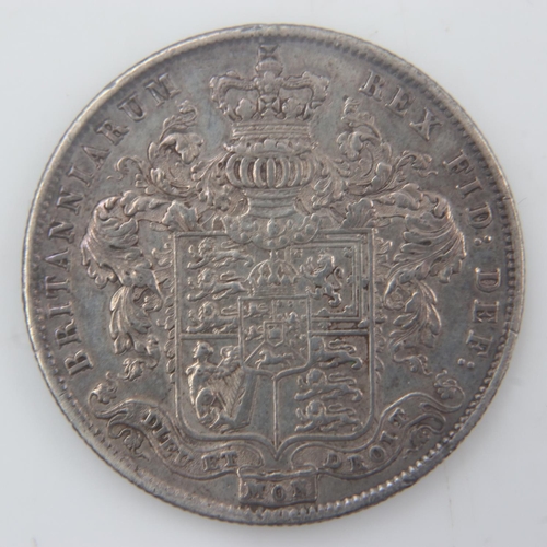 2121 - 1825 - silver half crown of George IV - EF. UK P&P Group 0 (£6+VAT for the first lot and £1+VAT for ... 