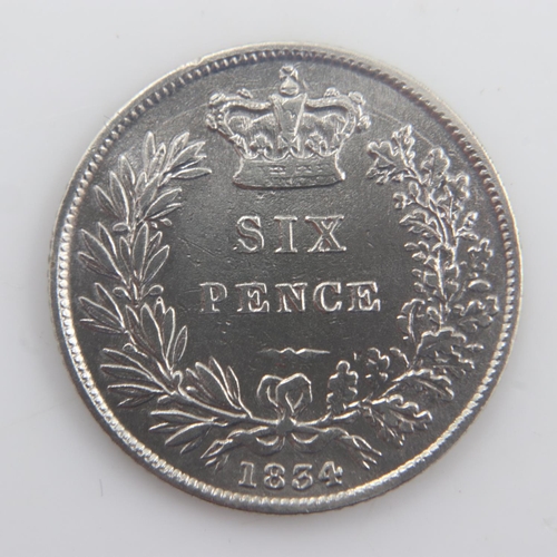 2126 - 1834 - silver sixpence of William IV - nEF. UK P&P Group 0 (£6+VAT for the first lot and £1+VAT for ... 