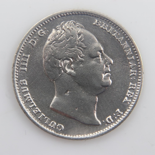 2126 - 1834 - silver sixpence of William IV - nEF. UK P&P Group 0 (£6+VAT for the first lot and £1+VAT for ... 