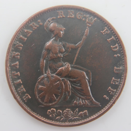 2130 - 1858 - halfpenny of queen Victoria - gVF. UK P&P Group 0 (£6+VAT for the first lot and £1+VAT for su... 