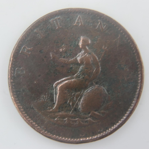 2149 - 1799 - halfpenny of George III - gF. UK P&P Group 0 (£6+VAT for the first lot and £1+VAT for subsequ... 